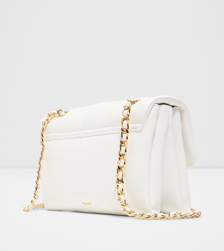 ALICIE Textured Chain-Link Crossbody Bag