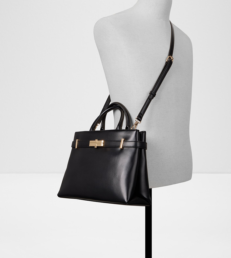 ALICIE Textured Satchel Bag