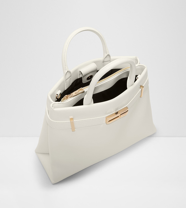 ALICIE Textured Satchel Bag