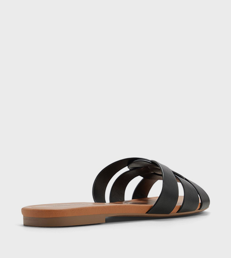 ALLEE Open Toe Flat Sandals