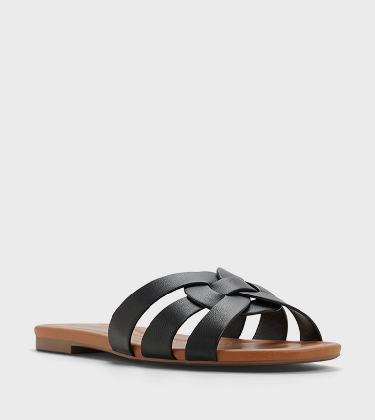 ALLEE Open Toe Flat Sandals