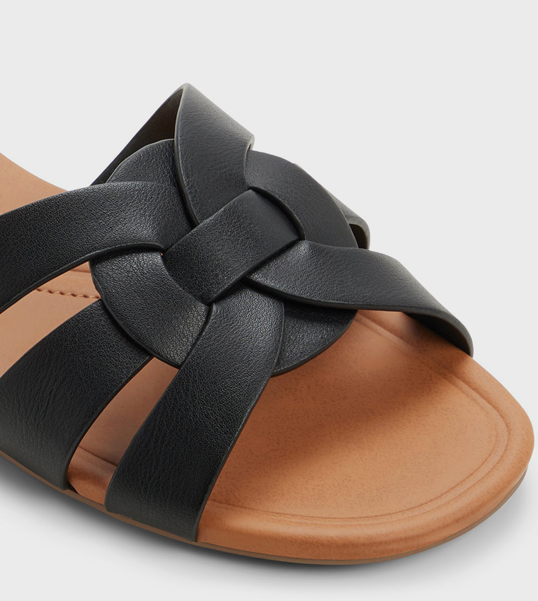ALLEE Open Toe Flat Sandals