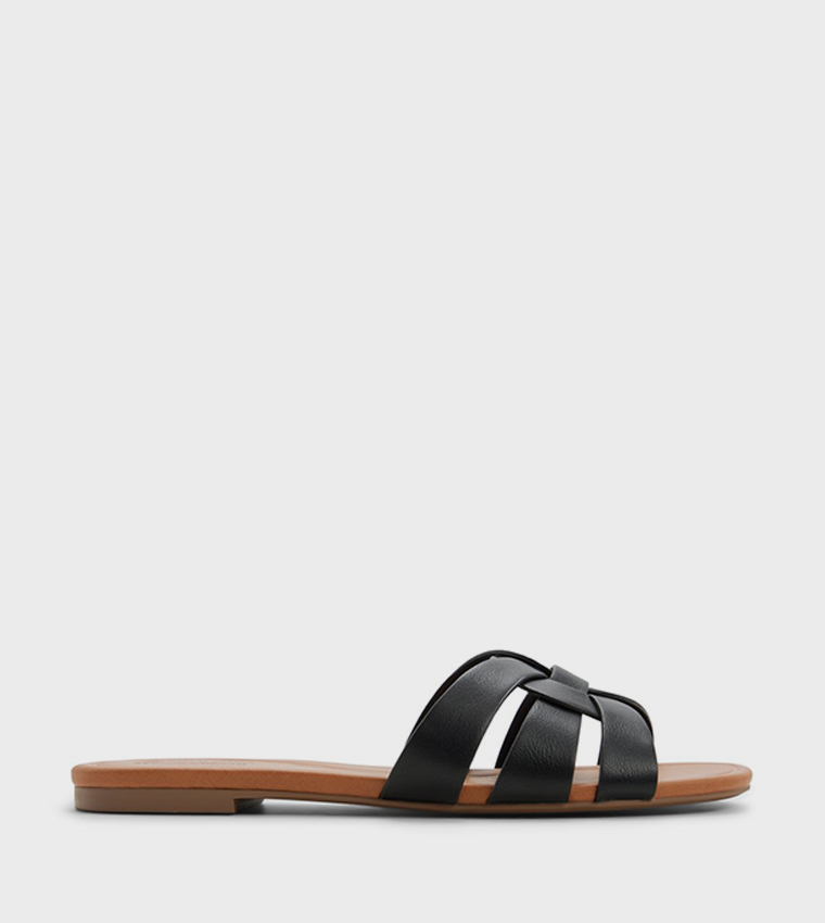 ALLEE Open Toe Flat Sandals