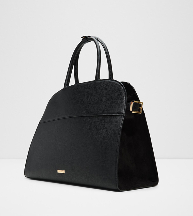 ALLYSA Textured Satchel Bag
