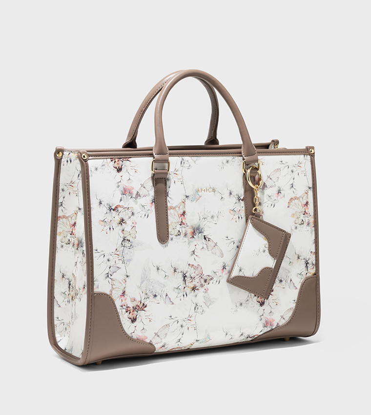Amica  Tote Bags - White Tote Bags
