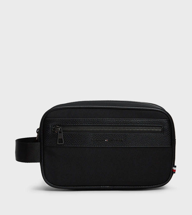 Solid Zip Toiletry Pouch
