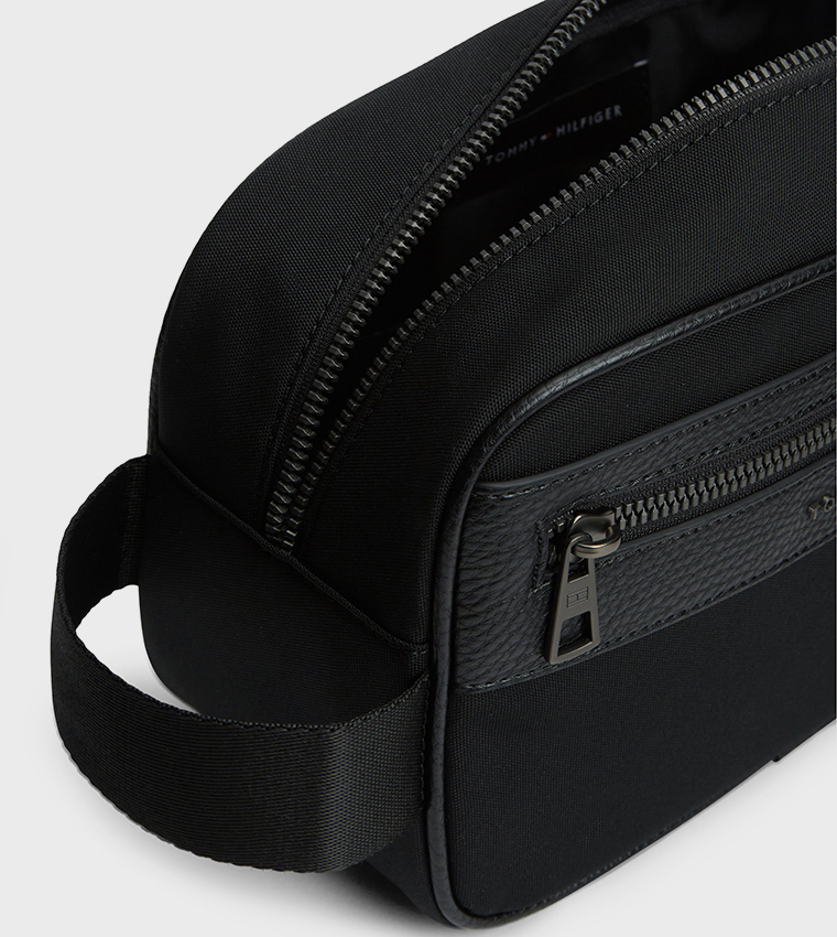 Solid Zip Toiletry Pouch