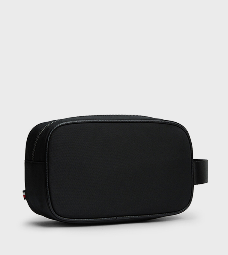 Solid Zip Toiletry Pouch