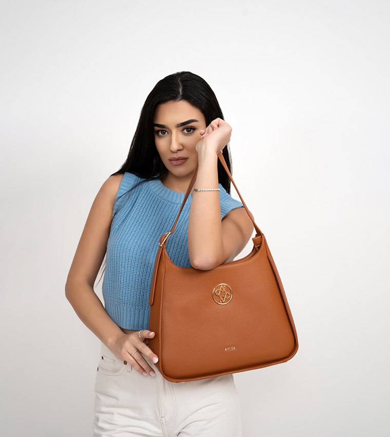 Classic Zippered Hobo Bag