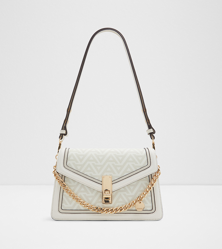AMDOUNA Monogram Flap Shoulder Bag