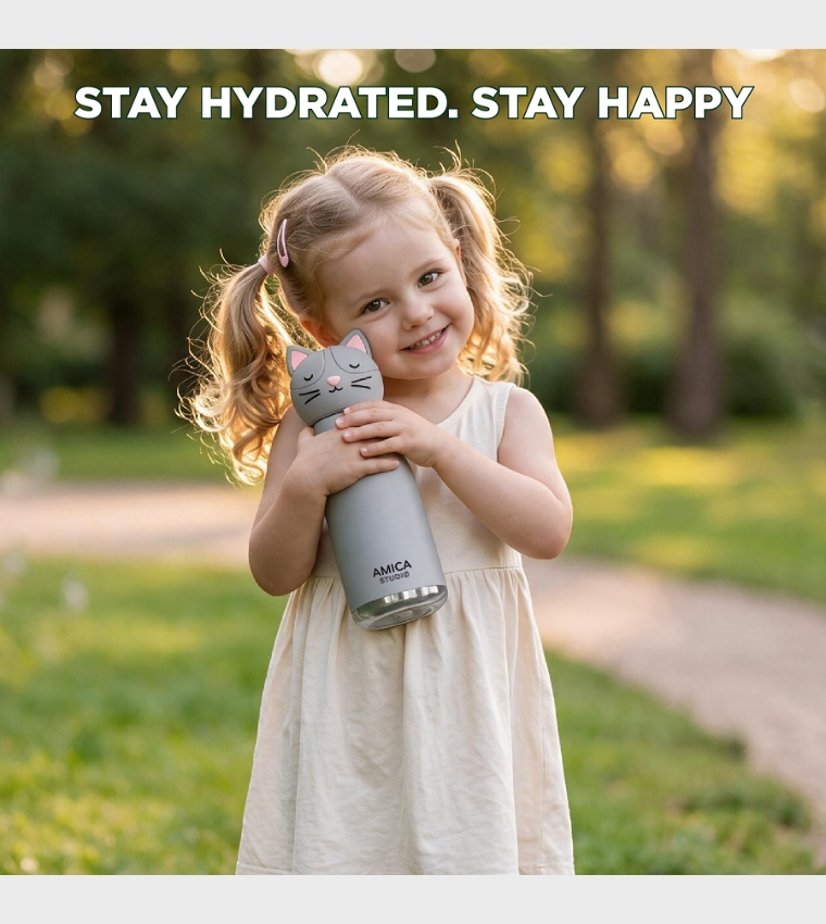 Amica  WATER BOTTLES - Grey Water Bottles