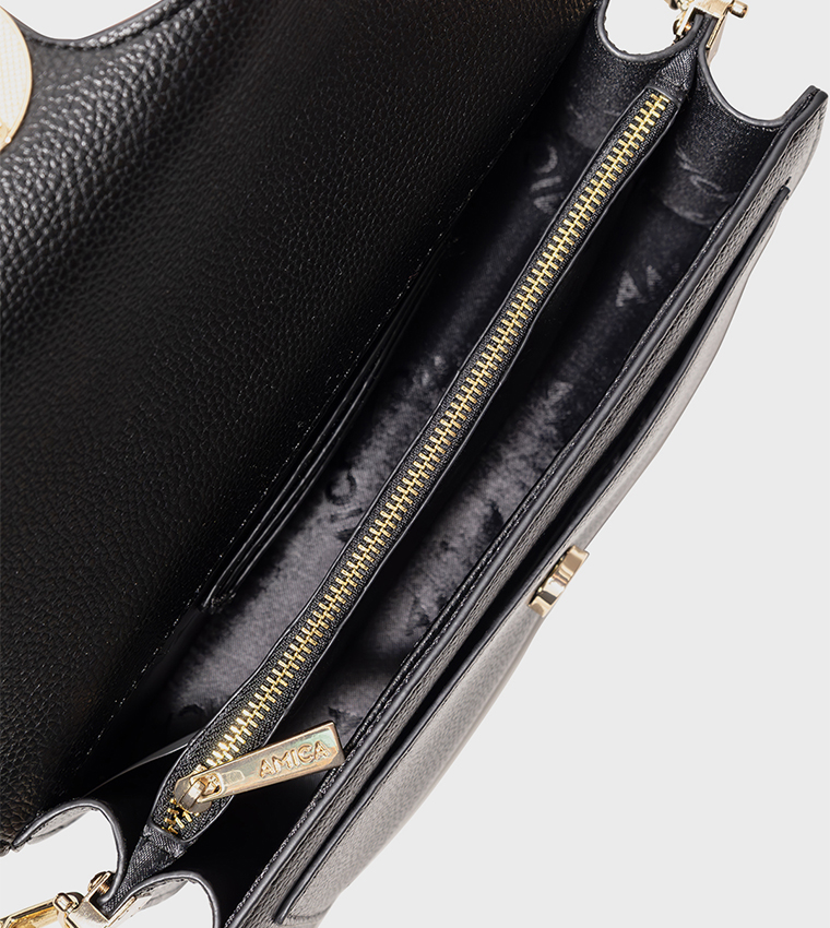 AMI Textured Shoulder Bag