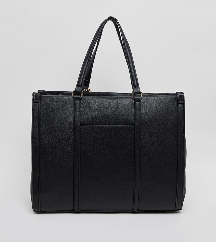 Textured Tote Bag Set