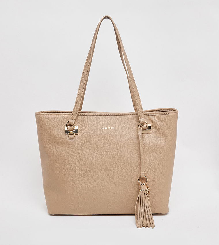 Textured Tote Bag Set