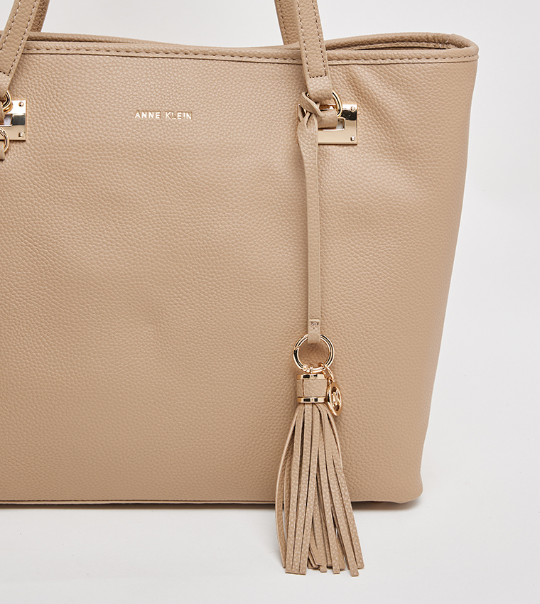 Textured Tote Bag Set