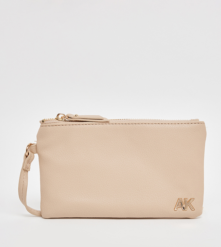 Textured Tote Bag with Coin Pouch