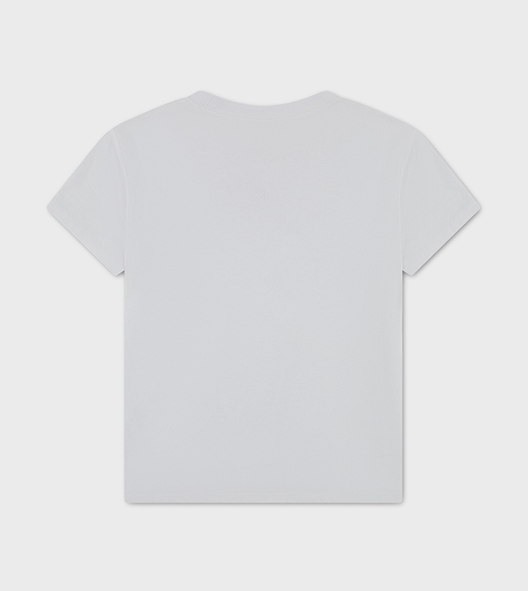 Cake Print Side Knot T-Shirt
