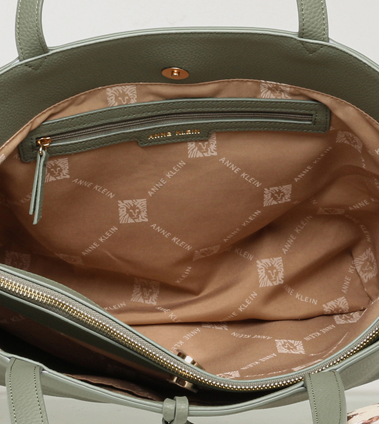 Textured Shoulder Bag with Purse