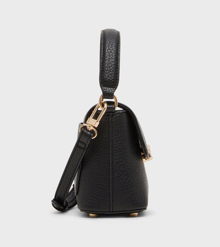 Textured Top Handle Bag