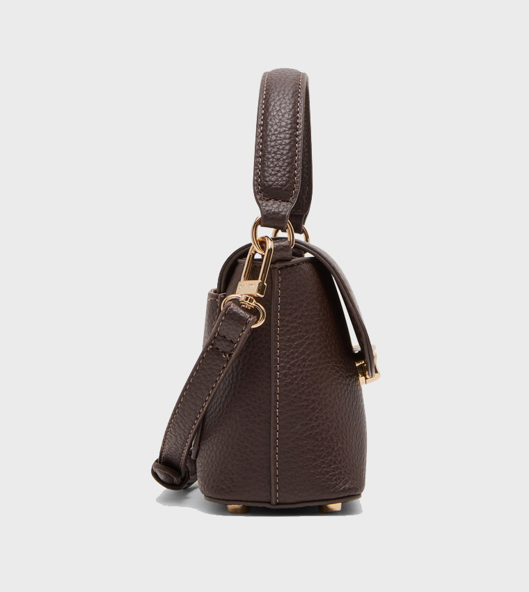 Textured Top Handle Bag