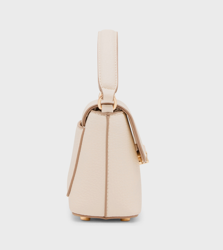 Textured Top Handle Bag