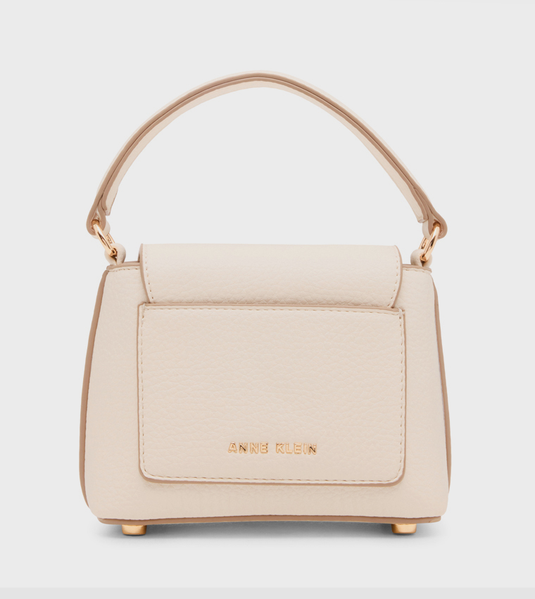 Textured Top Handle Bag