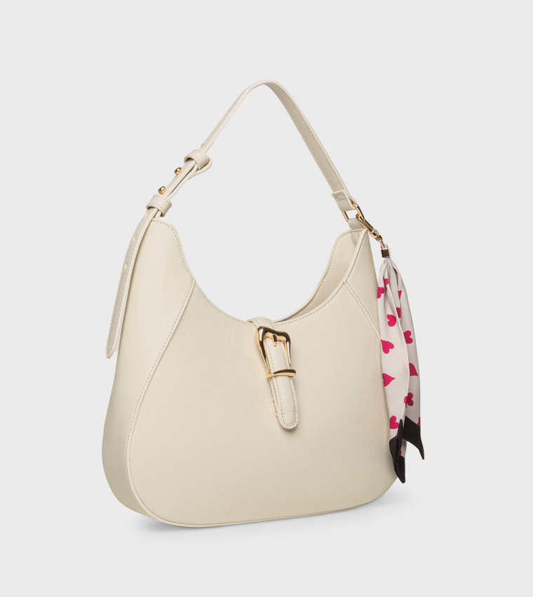 شنطة كتف بنقشة مع وشاح