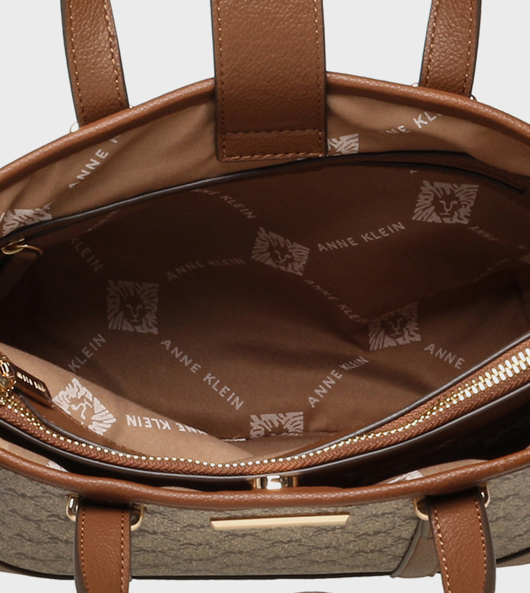 Monogram Patterned Tote Bag