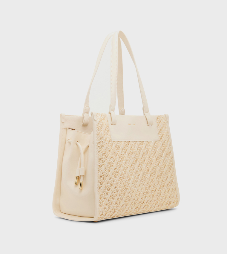 شنطة كتف بنقشة مع محفظة