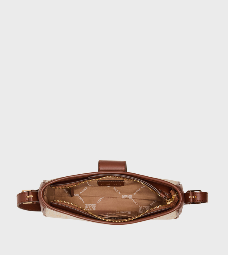 Floral Appliqued Shoulder Bag