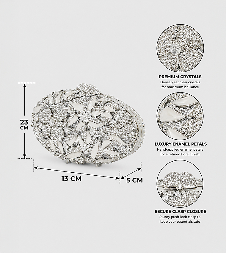 Dune London  Clutches - Silver Clutches