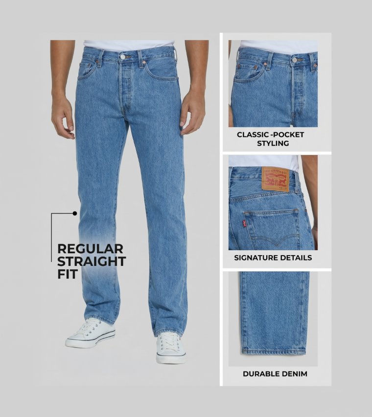 Regular Straight Fit Jeans