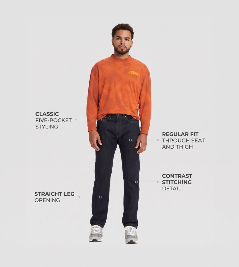 505 Washed Regular Fit Jeans