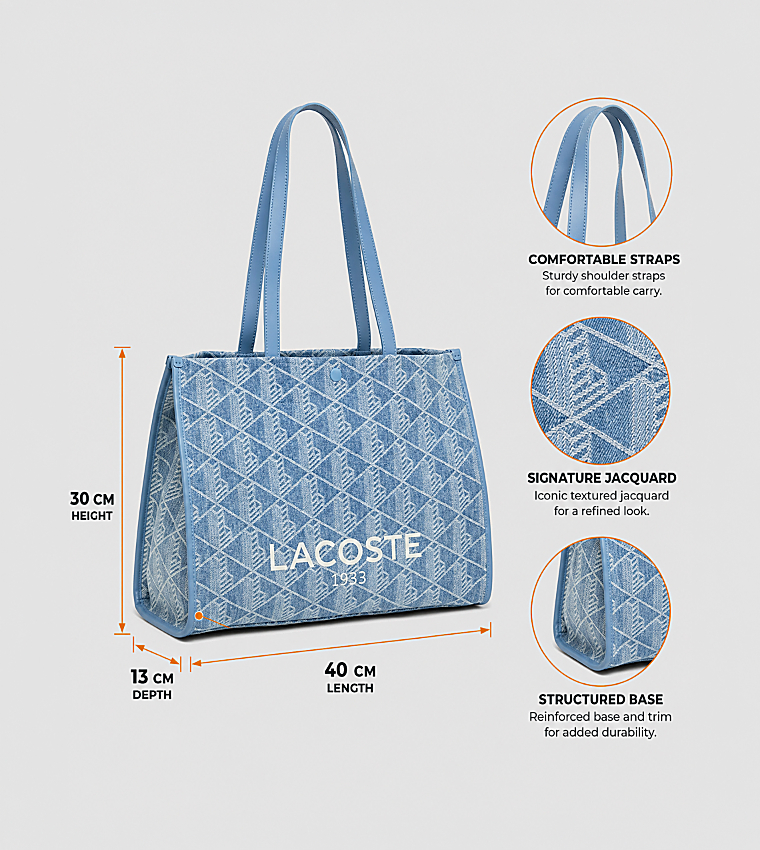 Lacoste  Tote Bags - Blue Tote Bags