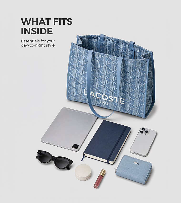 Lacoste  Tote Bags - Blue Tote Bags