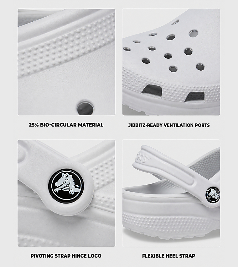 Crocs  Clogs - Grey clogs