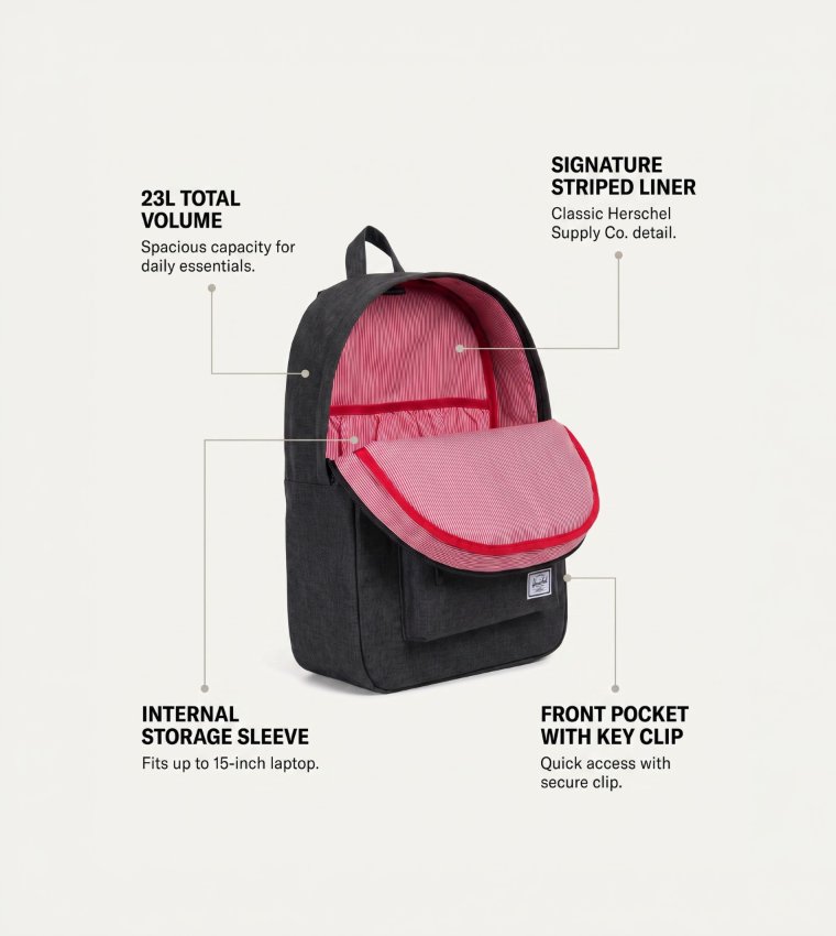 Zippered Heritage Backpack