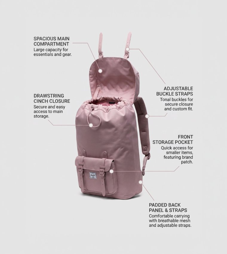 Lil Amer Textured Backpack