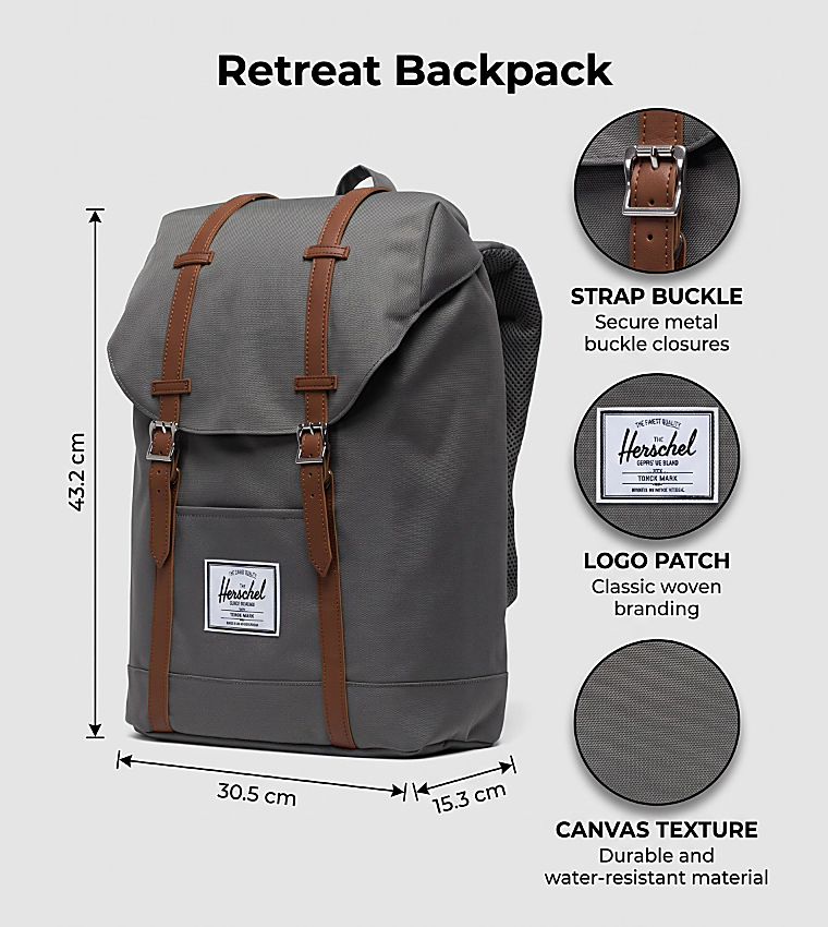 Herschel  Backpacks - Grey Backpacks