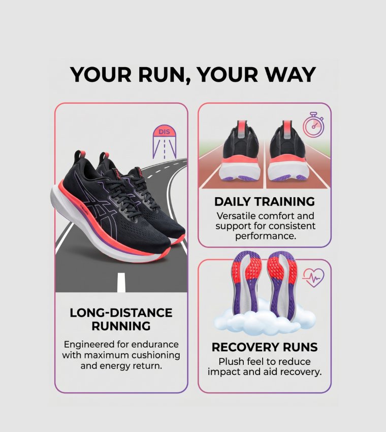 Asics  Running Shoes - Multi Running Shoes
