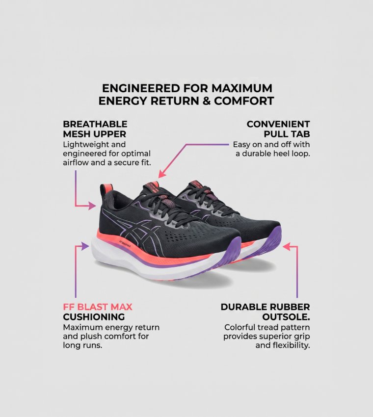 Asics  Running Shoes - Multi Running Shoes