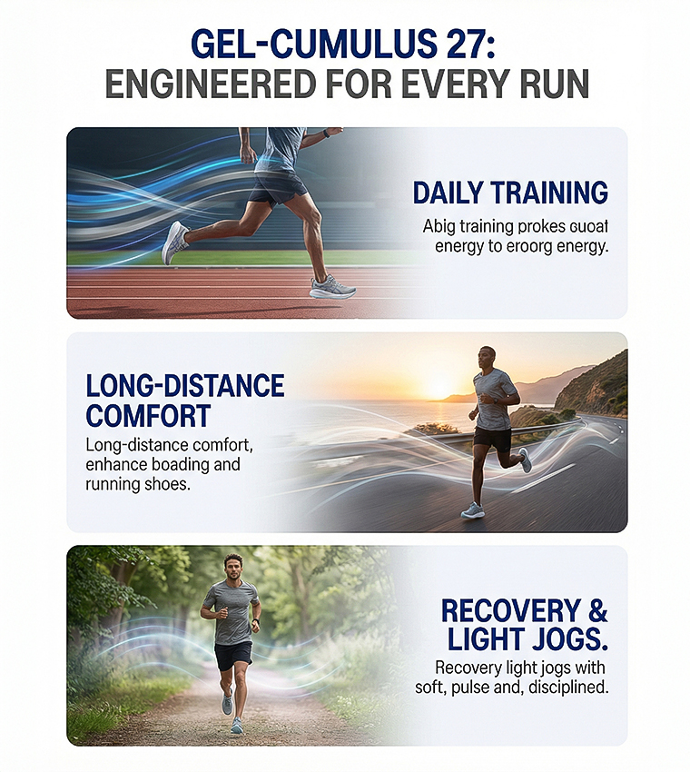 حذاء جري جيل-كومولوس 27