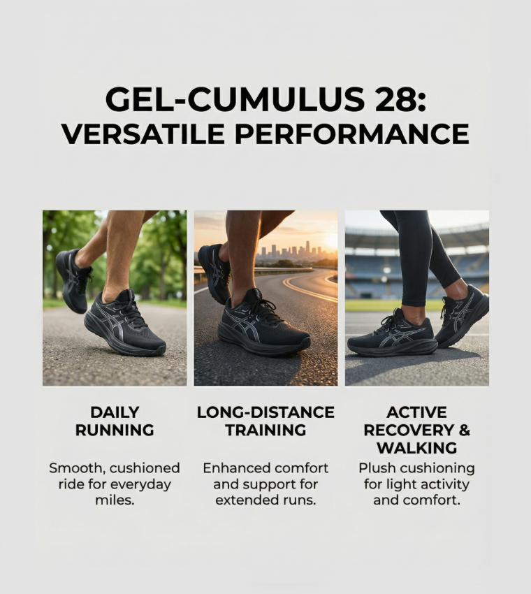 GEL-CUMULUS 28 Lace-Up Running Shoes