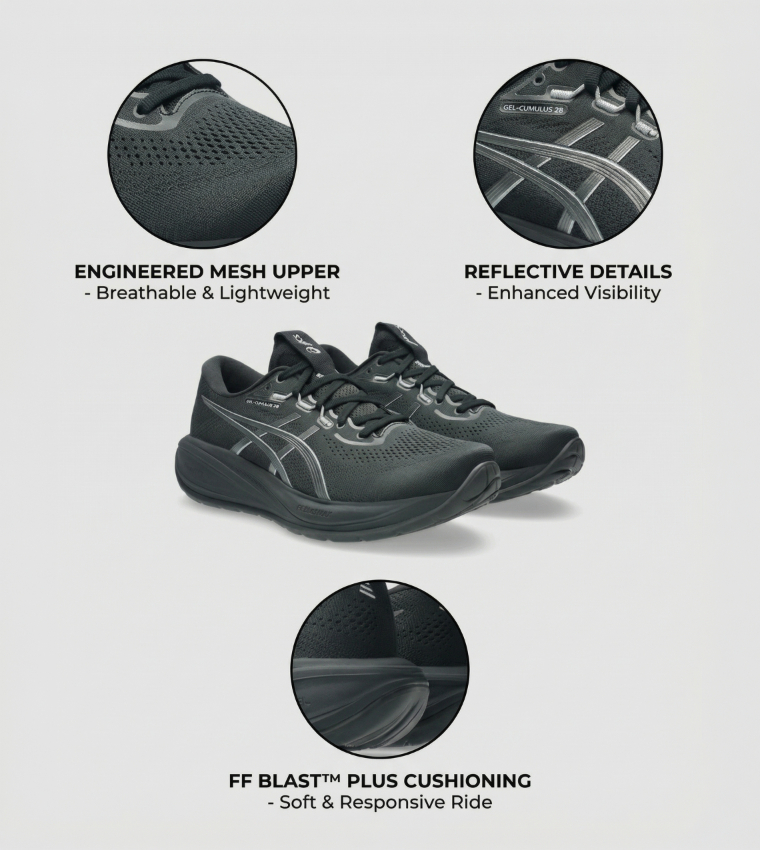 GEL-CUMULUS 28 Lace-Up Running Shoes