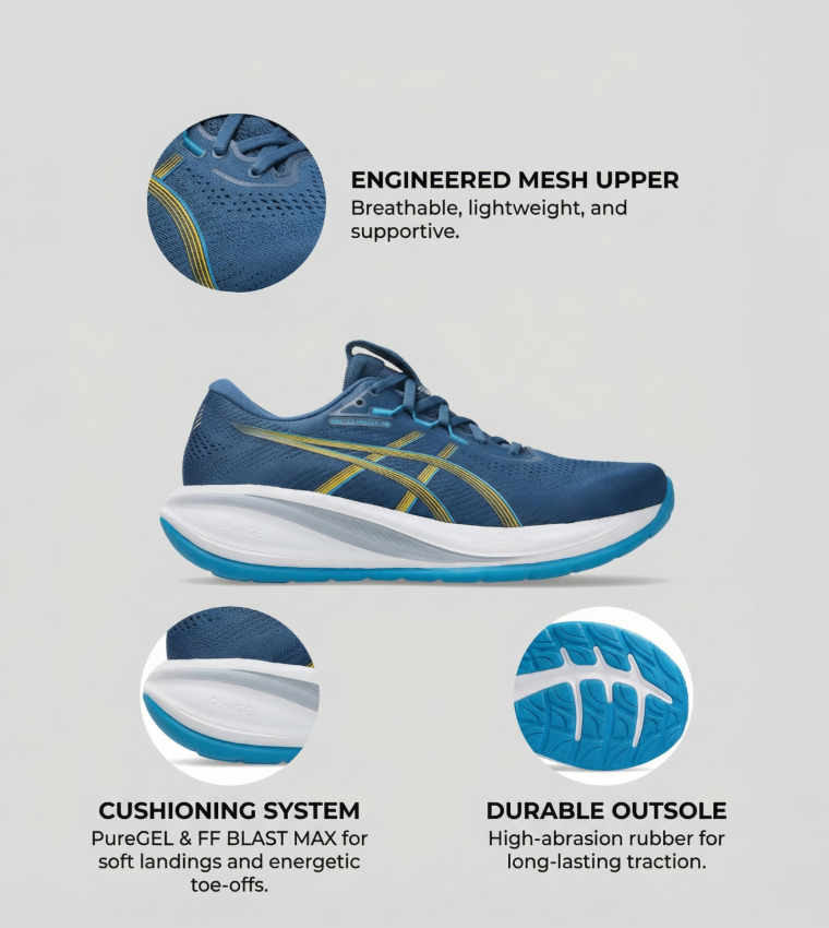 حذاء جري جل كومولوس 28 