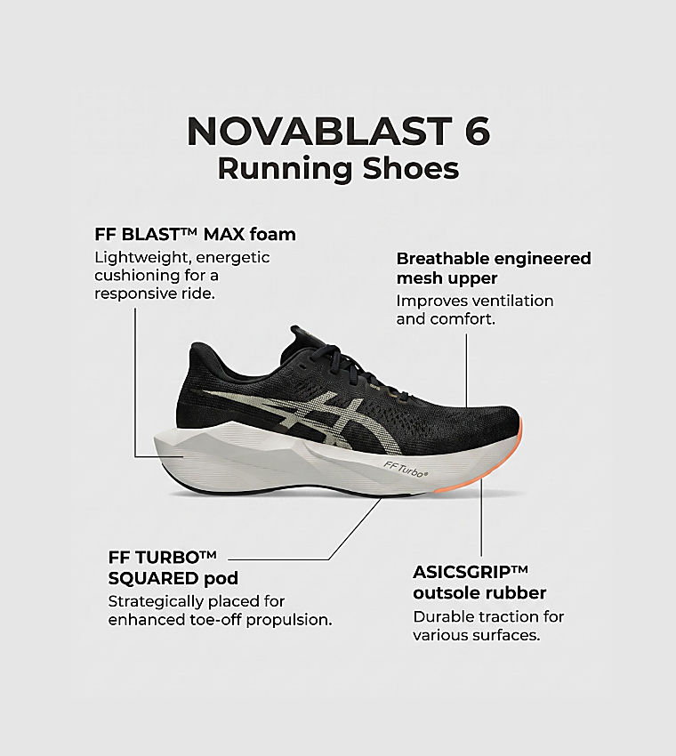 NOVABLAST 6 Running Shoes