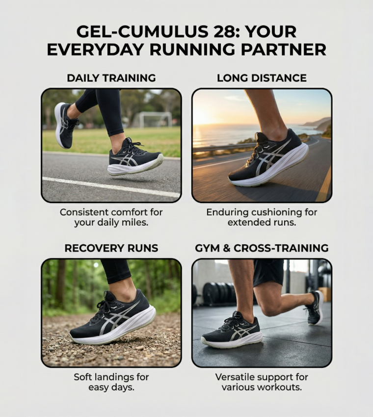 حذاء جري جل كومولوس 28 