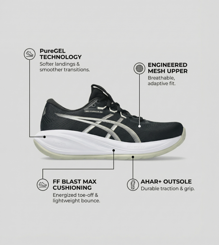 حذاء جري جل كومولوس 28 