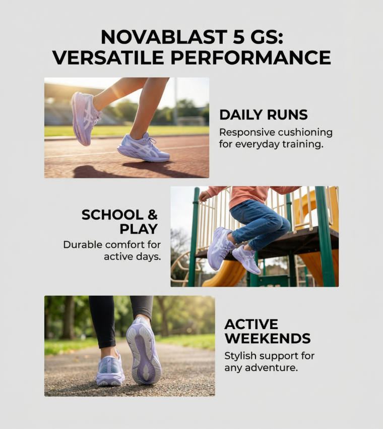 NOVABLAST 5 GS Textured Running Shoes
