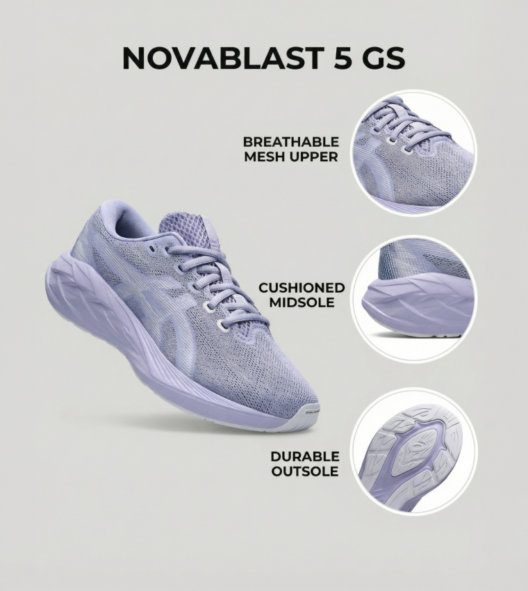 NOVABLAST 5 GS Textured Running Shoes